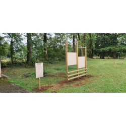 Espalier double pour parcours sportif