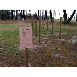 Slalom pour parcours sportif