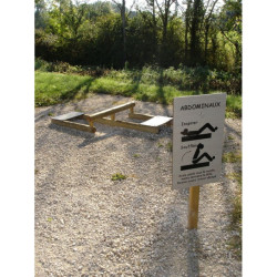 Module abdominaux pour parcours sportif