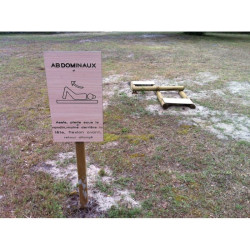 Module abdominaux pour parcours de santé - Loisirs Aménagements