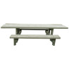 Table pique nique 3 m avec accès PMR Rustique