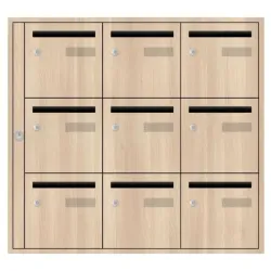 Bloc boite aux lettres intérieur - Edelen Excellence bois