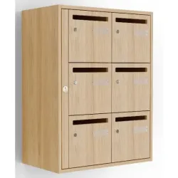 Boite aux lettres bois d'intérieur - Edelen Excellence bois classique