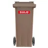 Poubelle déchets organiques 120L marron - Sulo