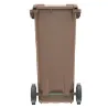 Poubelle déchets organiques 120L marron - Sulo