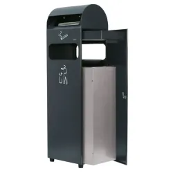 Poubelle cendrier grande contenance