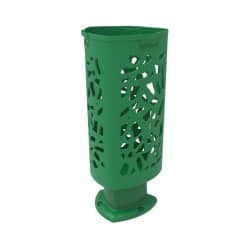 Poubelle de ville en plastique recyclable Scuderia 57.5 litres