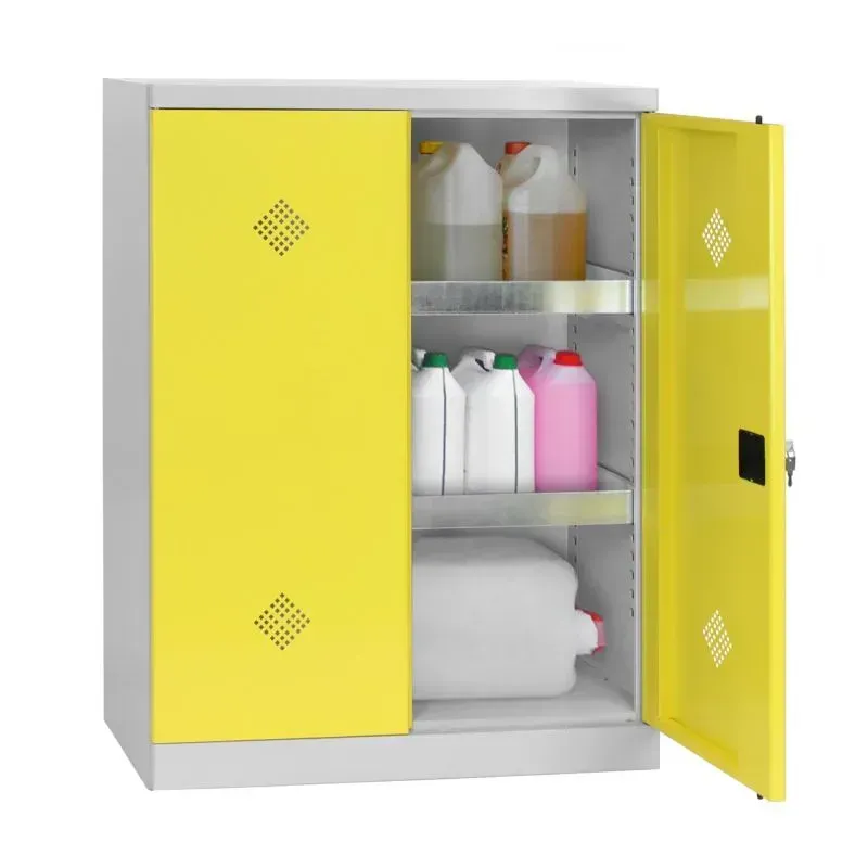 Armoire basse de sûreté avec bacs de rétention