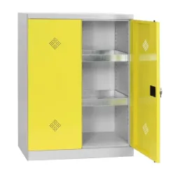 Armoire basse de sûreté avec bacs de rétention