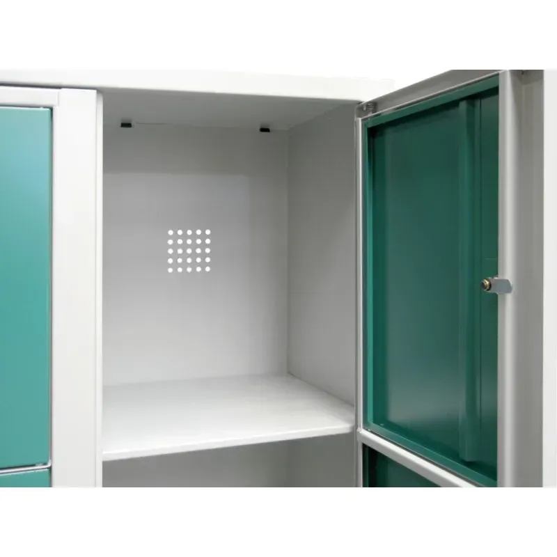 Casiers bas L790S visitables et sécurisés de 1 à 2 colonnes de 3 cases (3 à 6 casiers)