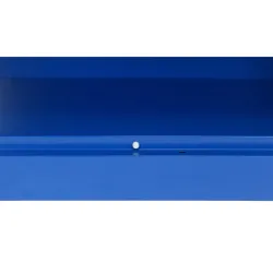 Armoire d'atelier en acier avec portes vitrées