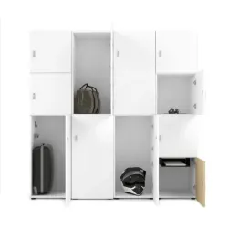 Armoire de bureau avec casiers pour vêtements et effets personnels