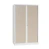 Armoire haute monobloc portes rideaux