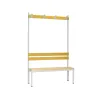Banc vestiaire avec ou sans tablette porte sac