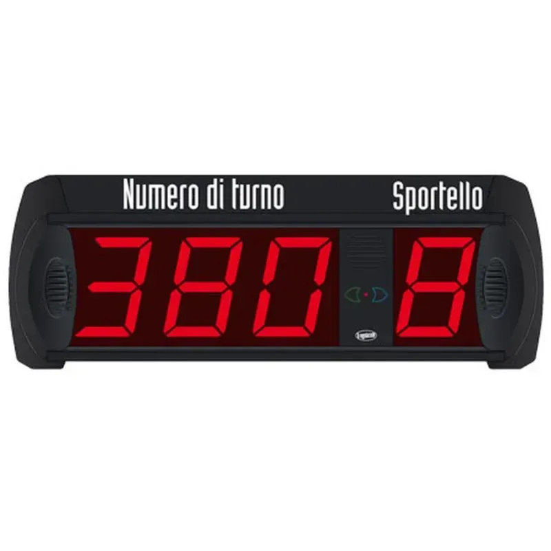 Afficheur file d'attente - 3 chiffres + guichet 1 chiffre