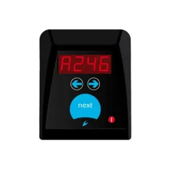 Clavier d'appel filaire pour afficheur file d'attente avec guichet