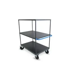 Servante modulable haute 3 plateaux bois Manuflex