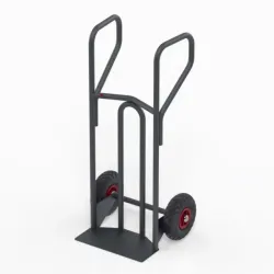 Diable charges lourdes poignées fermées + pelle fixe