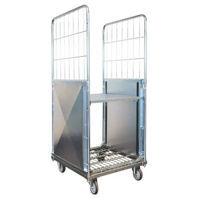 Roll conteneur à fond remontant 2 côtés