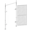 Kit pour porte pour cloison de protection machines X-Guard