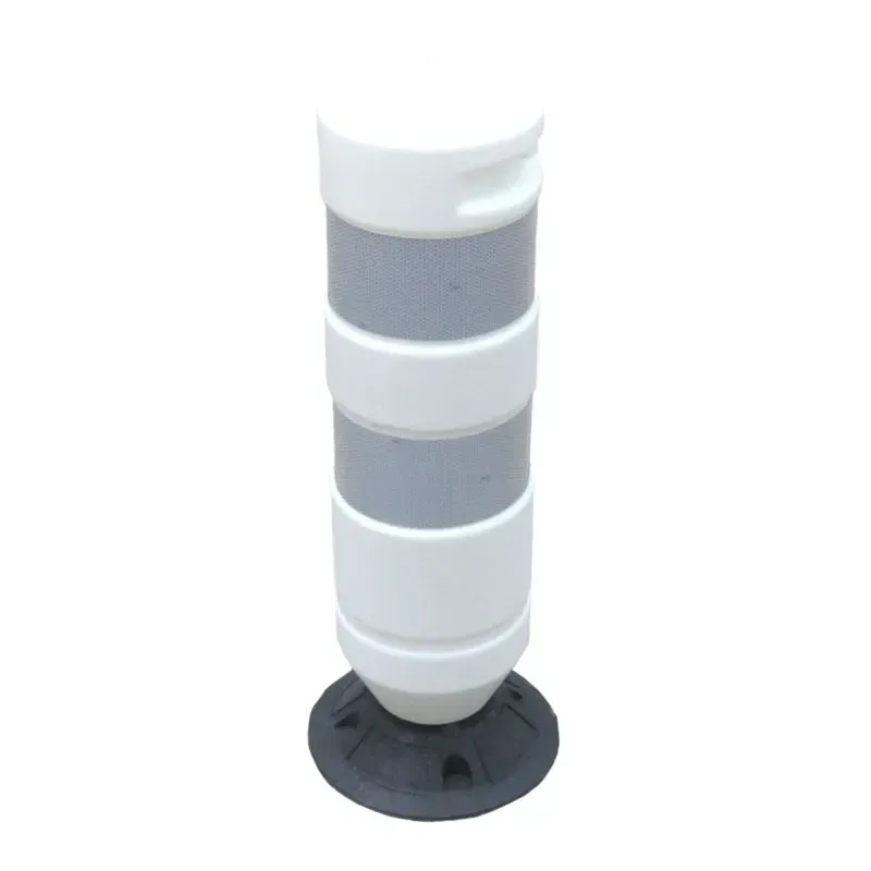 Balise J11 blanche 1/4 tour sur socle - Souple