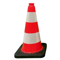 Cône de chantier K5A 3.2 kg - Hauteur 75 cm