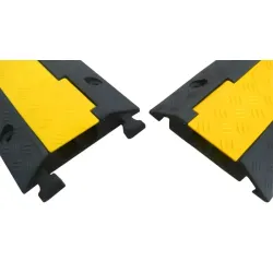 Ralentisseur passe câbles caoutchouc - 2 câbles