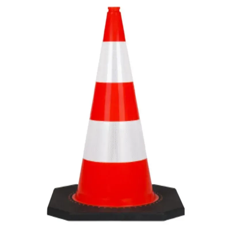 Cône de chantier K5A 7 kg hauteur 90 cm - Embase PVC recyclé