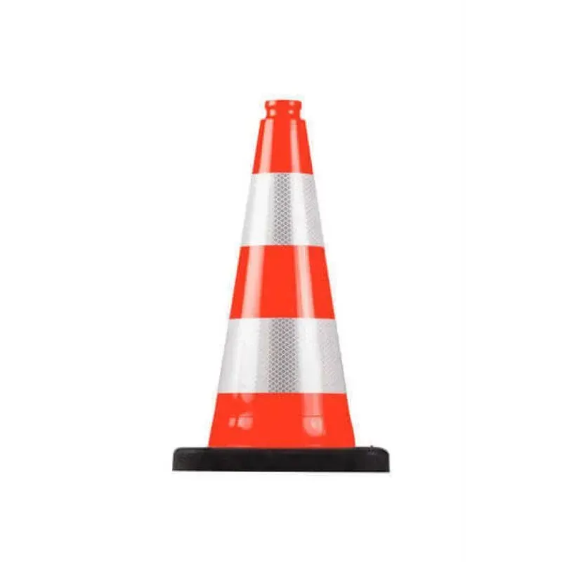 Cône de chantier K5A 2.2 kg hauteur 50 cm - Embase PVC recyclé