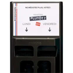 Cendrier de vote et de sondage - Arkea