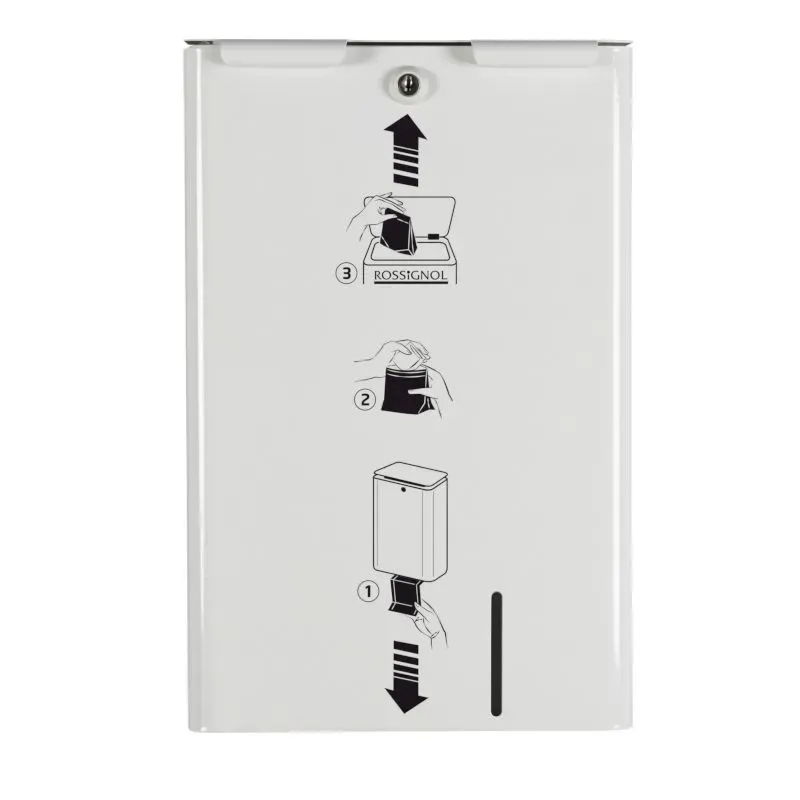 Poubelle hygiénique avec distributeur