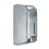 Distributeur de savon mural par bouton poussoir 1.1L en inox - Clara