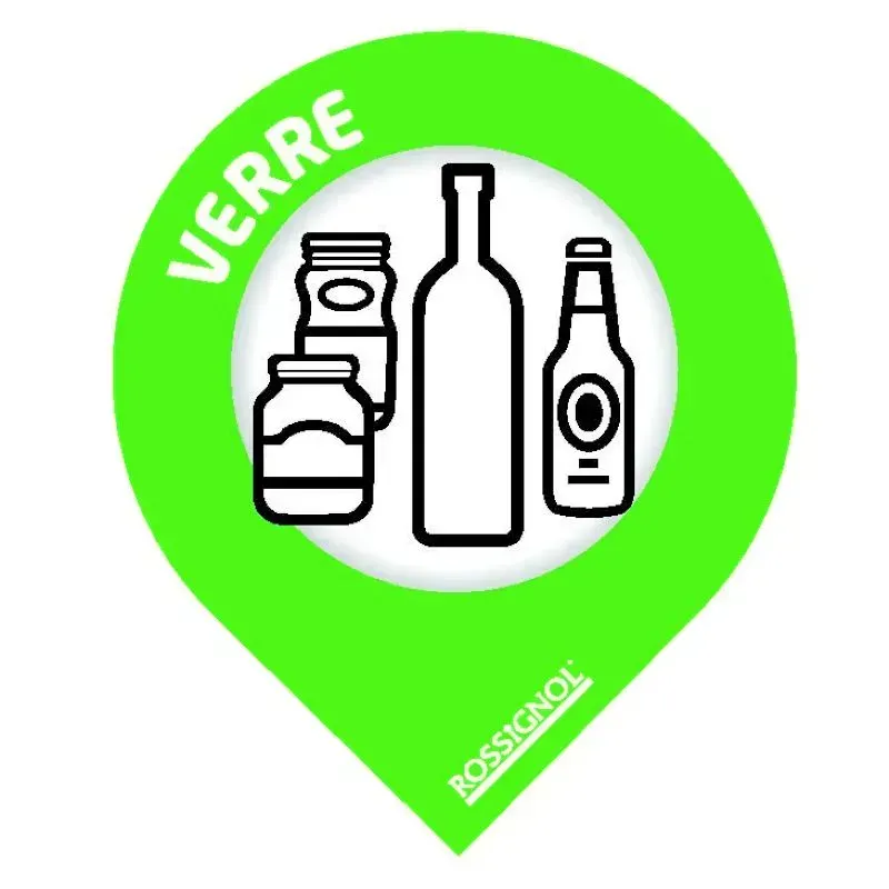 Lot de stickers tri sélectif Rossignol