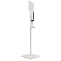 Distributeur de gel hydroalcoolique sur pied automatique - Sanimains