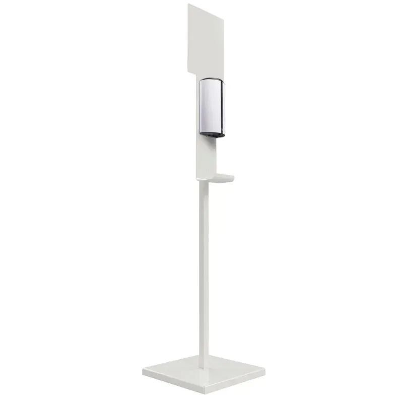 Distributeur de gel hydroalcoolique sur pied automatique - Sanimains