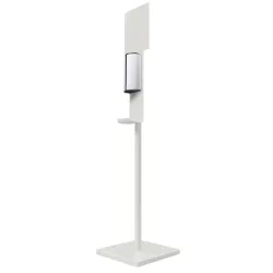 Distributeur de gel hydroalcoolique sur pied automatique - Sanimains