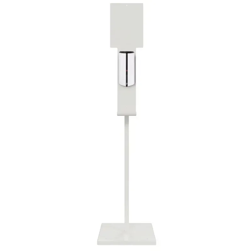 Distributeur de gel hydroalcoolique sur pied automatique - Sanimains