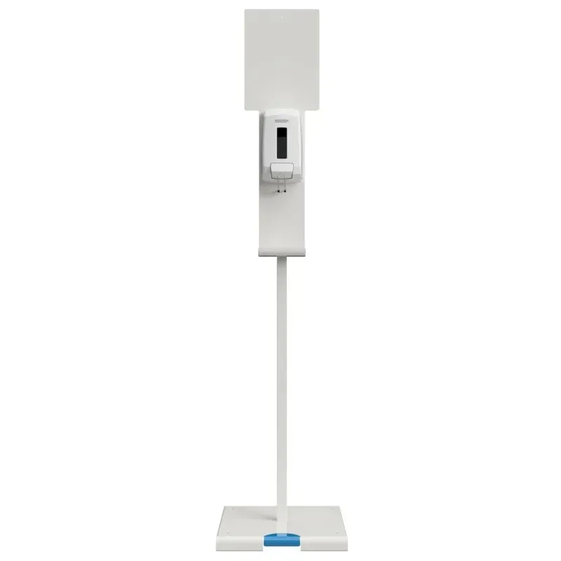 Distributeur de gel hydroalcoolique sur pied à pédale - Sanimains