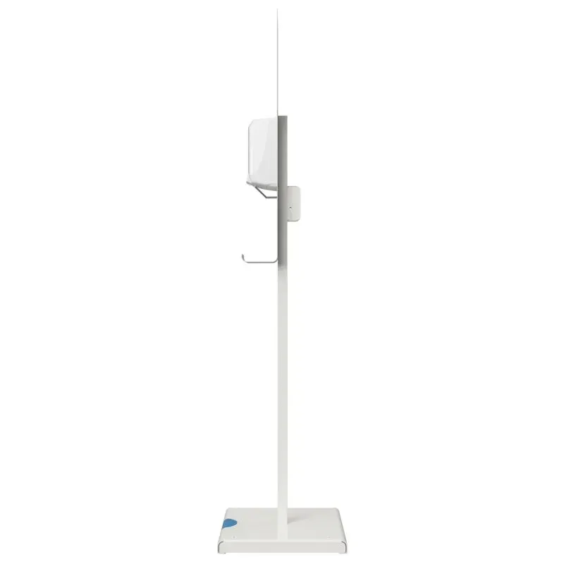 Distributeur de gel hydroalcoolique sur pied à pédale - Sanimains