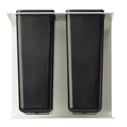 Poubelle de tri sélectif de bureau 2 ou 3 bacs Rossignol Tribu