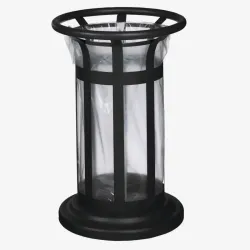 Poubelle de ville vigipirate - Tulipe