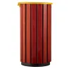 Poubelle extérieur en bois avec tête entonnoir - Zeno Bois Access
