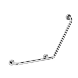 Barre d'appui coudée pour sanitaire Rossignol Biska