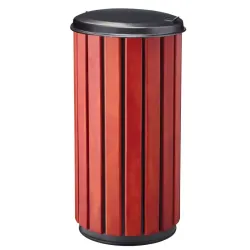Poubelle extérieur en bois avec couvercle - Zeno Bois Protec
