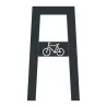 Support vélos rectangulaire avec picto cycle - Cyclo