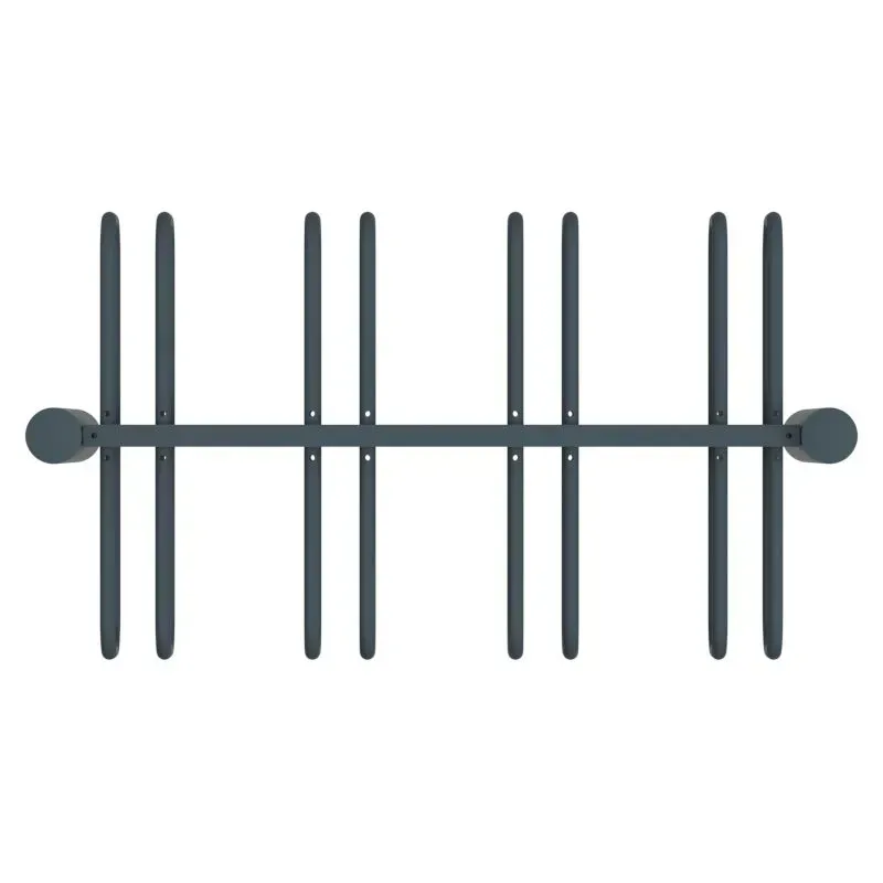 Support vélos 2 x 4 places avec tête bombée - Cyclo