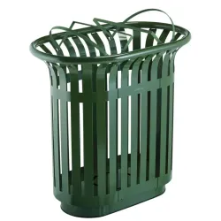 Poubelle de tri sélectif 2 flux d'extérieur - Rossignol Tulipe