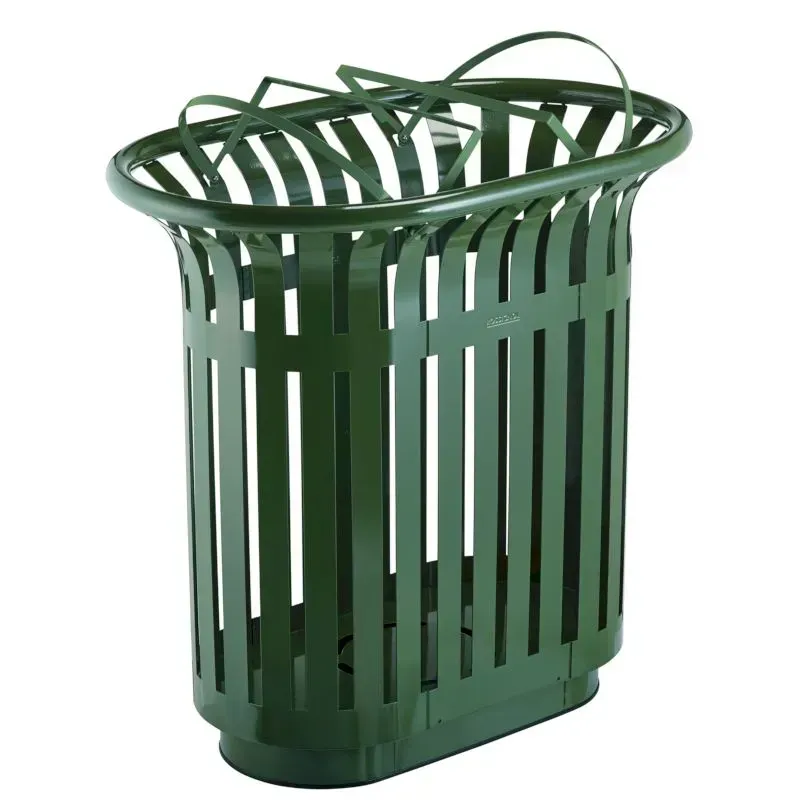 Poubelle de tri sélectif 2 flux d'extérieur - Rossignol Tulipe