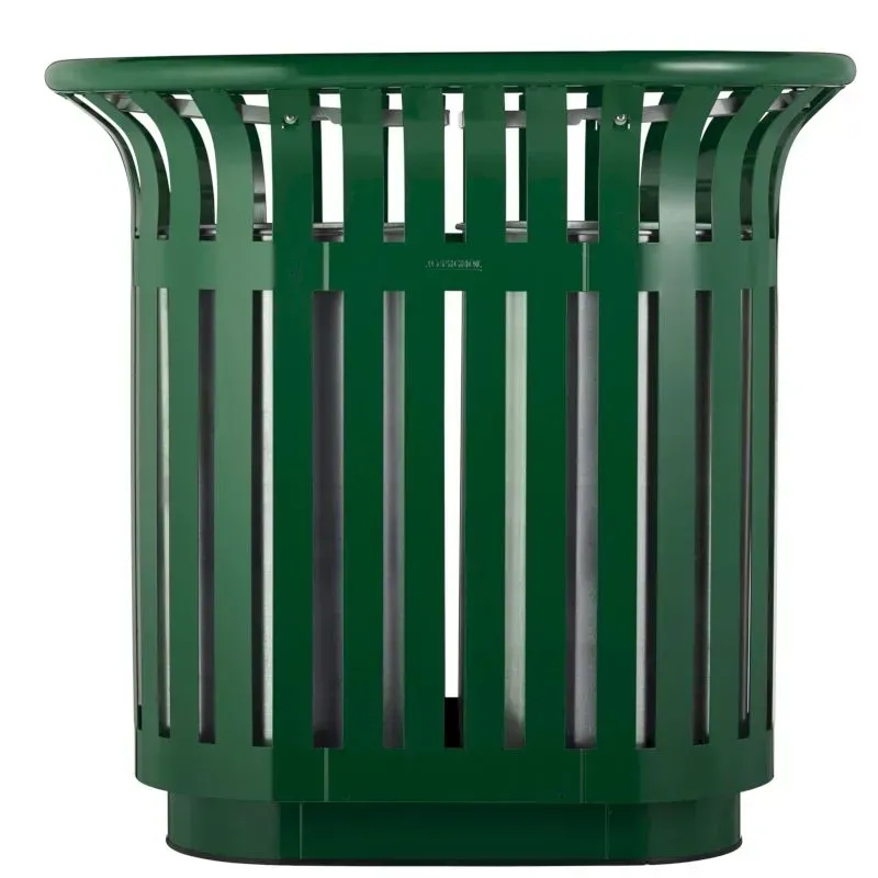 Poubelle de tri sélectif 2 flux d'extérieur - Rossignol Tulipe