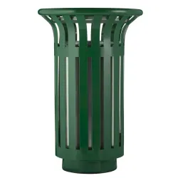 Poubelle de tri sélectif 2 flux d'extérieur - Rossignol Tulipe